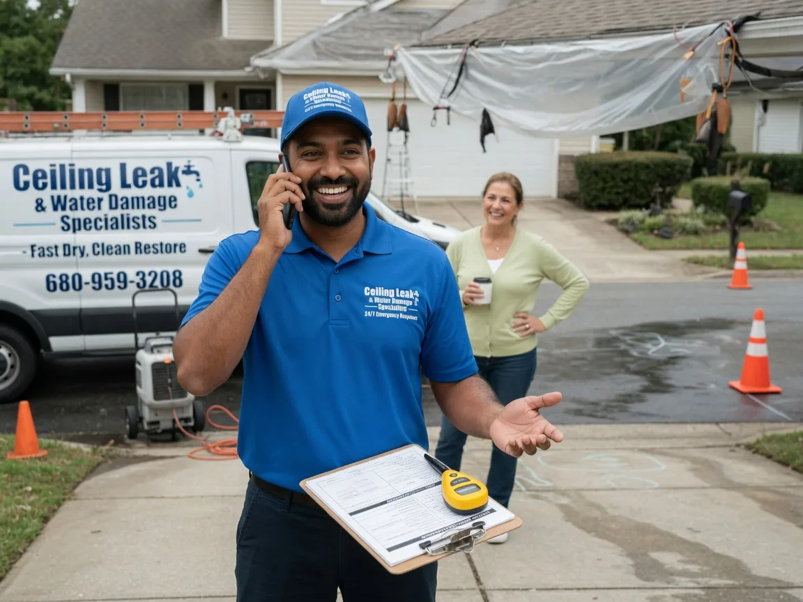 Ceiling Leak Cleanup West Union, WV FAQs